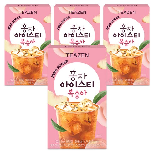 티젠 홍차 아이스티 복숭아, 5g, 10개입, 4개