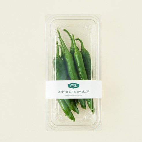 프리미엄 유기농 오이맛고추, 150g, 1개