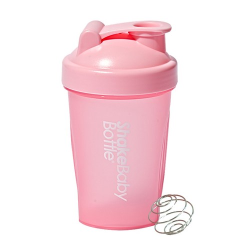 쉐이크베이비 보틀 쉐이커, 핑크색, 600ml