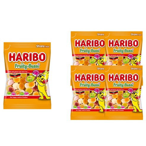 하리보 프루티부시 츄잉젤리, 200g, 5개입