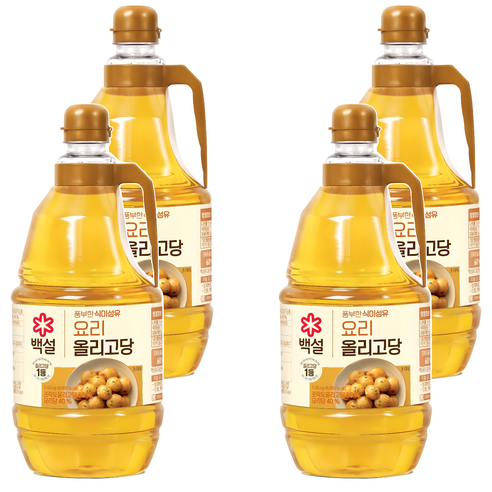 백설 요리 올리고당, 2.45kg, 4개