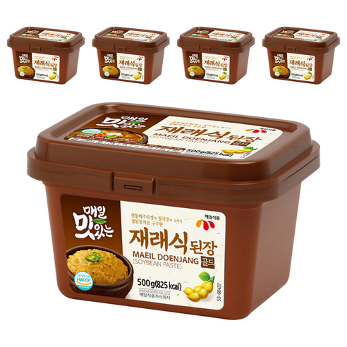 매일식품 매일 맛있는 재래식 된장 골드, 500g, 5개