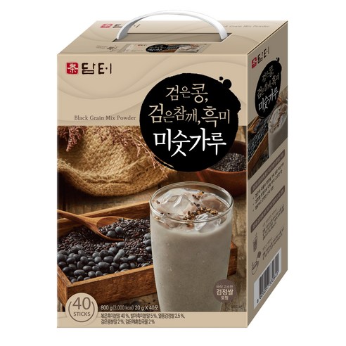 담터 검은콩 검은참깨 흑미 미숫가루, 800g, 1개