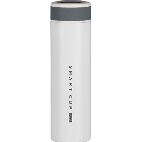 에이비티 온도표시 보온보냉 텀블러, 화이트, 500ml