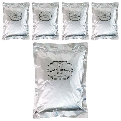 쿠킹스토리 베릴스 망고향 컴파운드 코팅초콜릿, 1kg, 5개