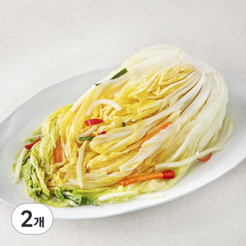 김수미 엄마생각 백김치, 2kg, 2개