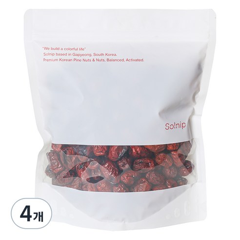 솔닙 경북 청도 못난이 건대추, 4개, 600g