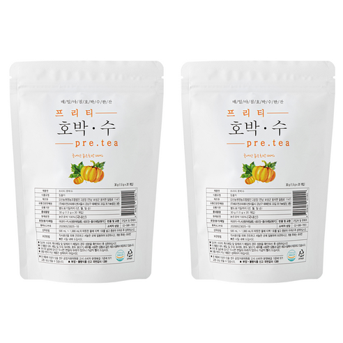프리티 호박수 티백, 1.5g, 20개입, 2개