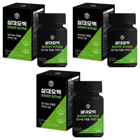 삼대오백 실리마린 밀크씨슬 30정, 3개
