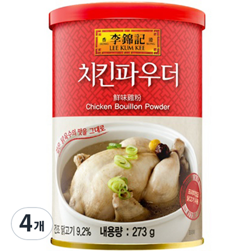 이금기 치킨파우더, 273g, 4개