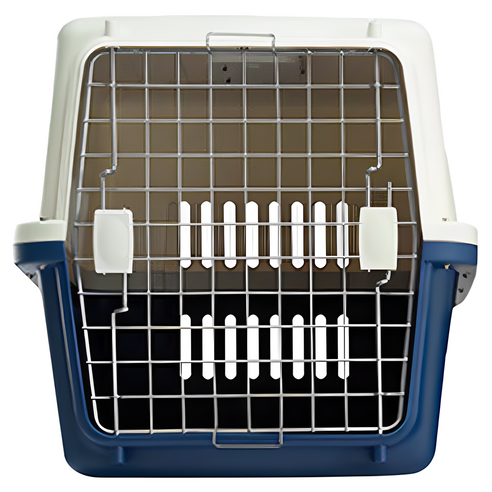 행복켄넬 매직도어 트래블백 하드캐리어, 네이비, 1개