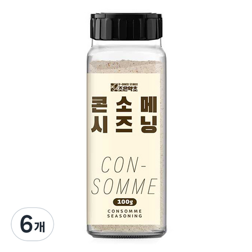 조은약초 콘소메 시즈닝, 6개, 100g