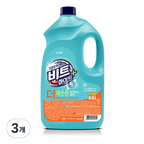 비트 화이트플러스 드럼용, 4L, 3개