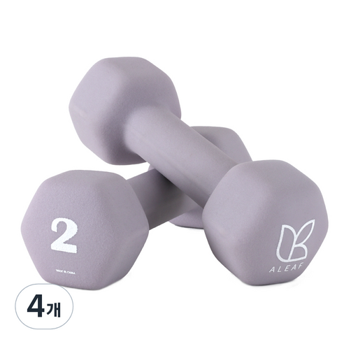 아리프 네오프렌 선인장 아령, 2kg, 4개