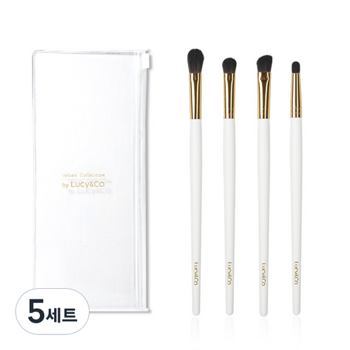 아이섀도우 브러쉬 4종 세트, 스노우화이트, 5세트
