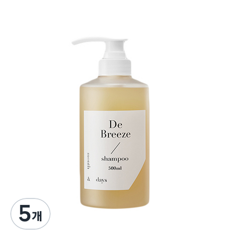먼스앤데이즈 디 브리즈 샴푸, 5개, 500ml