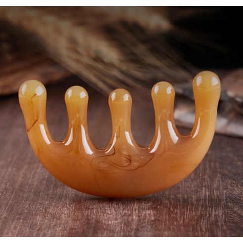 로그로 두피 괄사 빗 마사지기로 간편하게 두피 건강을 관리하세요!