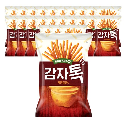 오리온 감자톡 매콤달콤맛, 80g, 24개