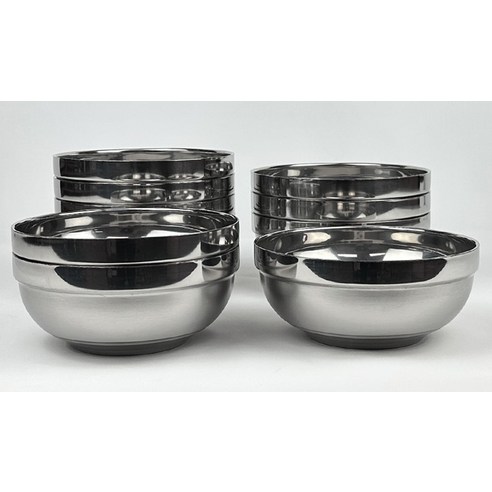 따뜻함과 안전을 담은 헤킨스 스테인레스 이중 국그릇으로 행복한 식탁을 완성하세요.