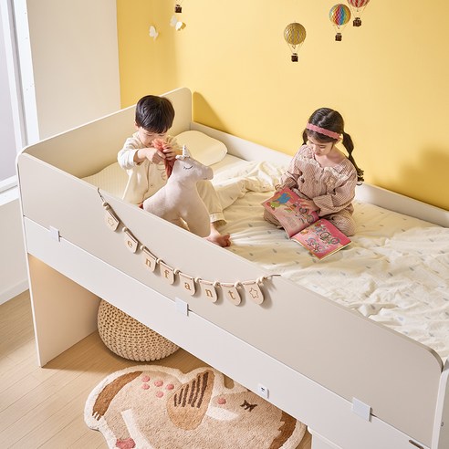 아이의 꿈을 키워주는 안전하고 실용적인 공간, 꿈꾸는요셉 앙팡 벙커침대 A세트