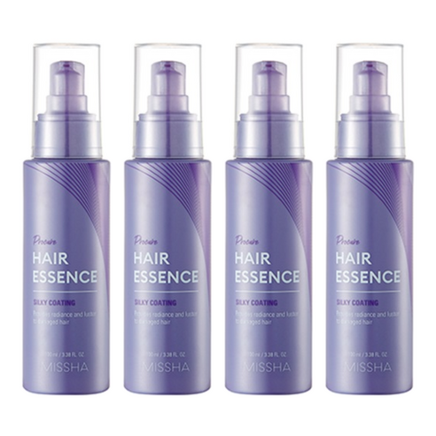 미샤 프로큐어 실키 코팅 헤어 에센스, 100ml, 4개