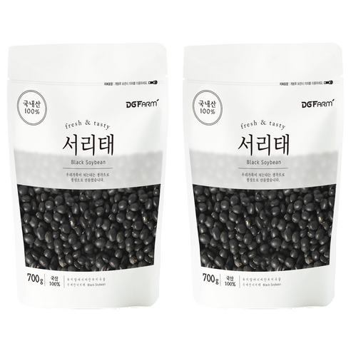건강한밥상 국산 서리태, 2개, 700g
