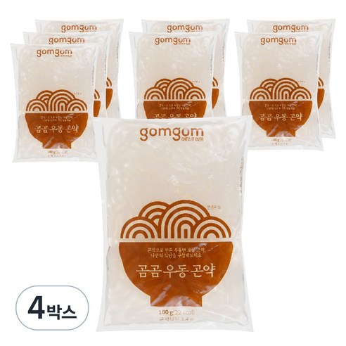 곰곰 우동 곤약, 1.44kg, 4박스