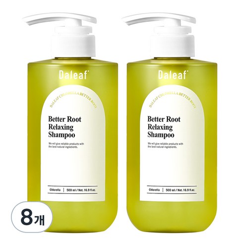 달리프 클로렐라 베러 루트 릴렉싱 탈모 완화 기능성 샴푸, 500ml, 8개