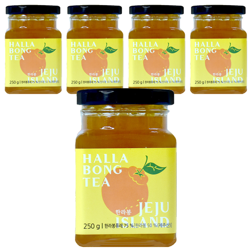 제주담움 한라봉 과일차, 250g, 1개입, 5개