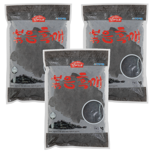 아따꼬씨네 볶음 흑깨, 500g, 3개