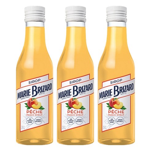마리브리자드 피치 시럽, 250ml, 3개