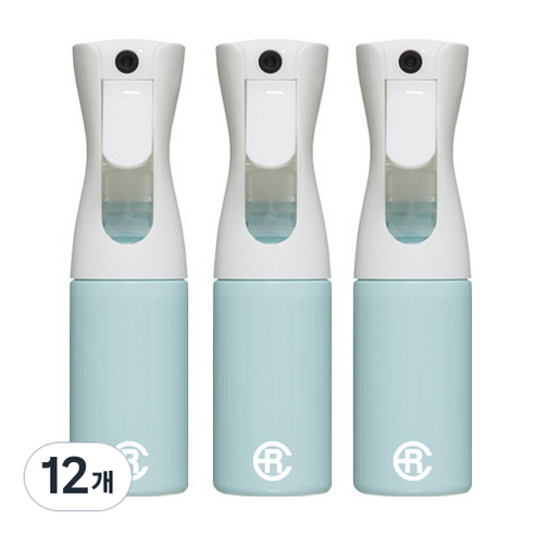 에어라파 미세 분무기 160ml, 그린, 12개