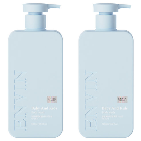 앙방 베이비 앤 키즈 약산성 바디워시, 2개, 500ml