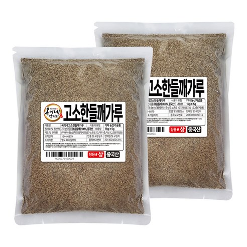 복이네먹거리 국내제조 들깨가루 탕용 상, 1kg, 2개