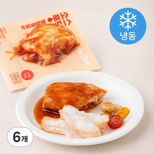 아임닭 소스퐁닭 토마토살사 (냉동), 100g, 6개