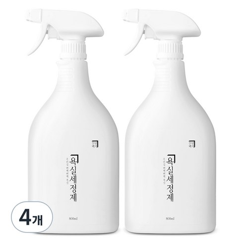 살림백서 욕실세정제, 800ml, 4개