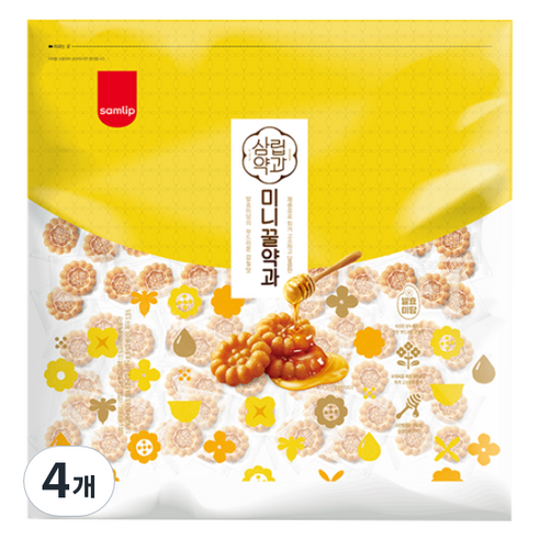 삼립 미니 꿀약과, 1kg, 4개