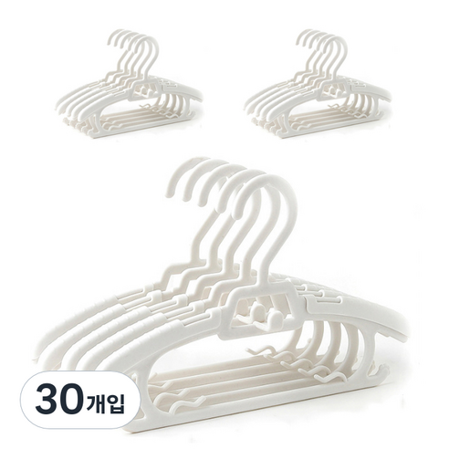 논슬립 옷걸이 Y69, 타입 1, 30개