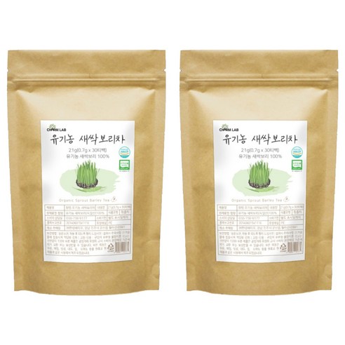 참랩 유기농 새싹보리차, 0.7g, 30개입, 2개