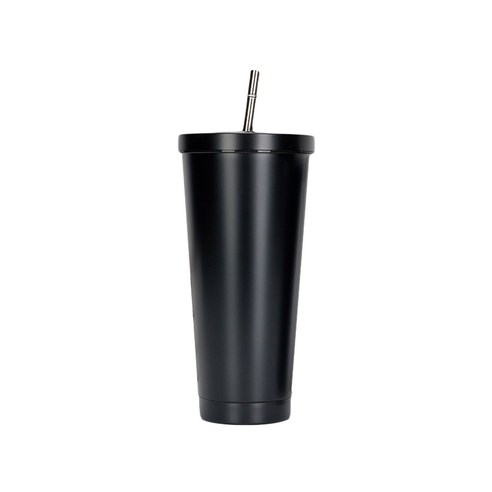 차이나다 채도 낮은 텀블러, 블랙, 750ml
