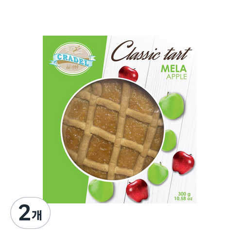 크라델 클래식 애플 타르트, 300g, 2개