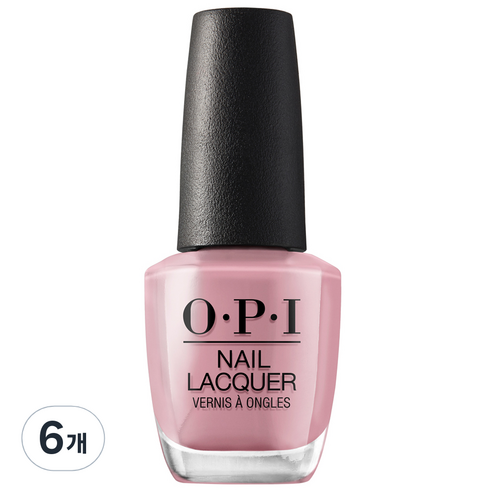 오피아이 네일락커 매니큐어, T80, 6개, 15ml