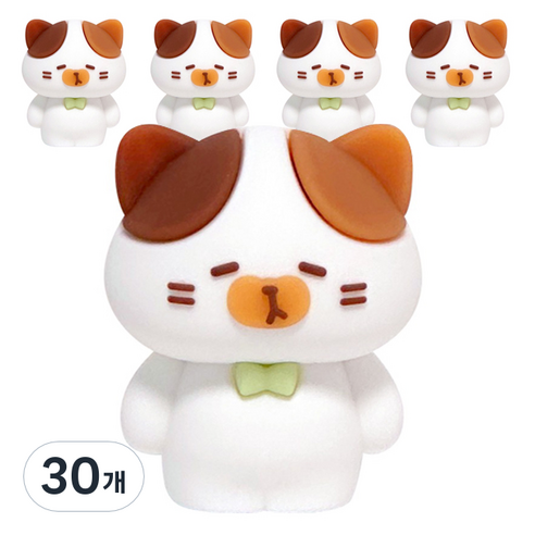 고양이 연필깎이, 흰색, 30개