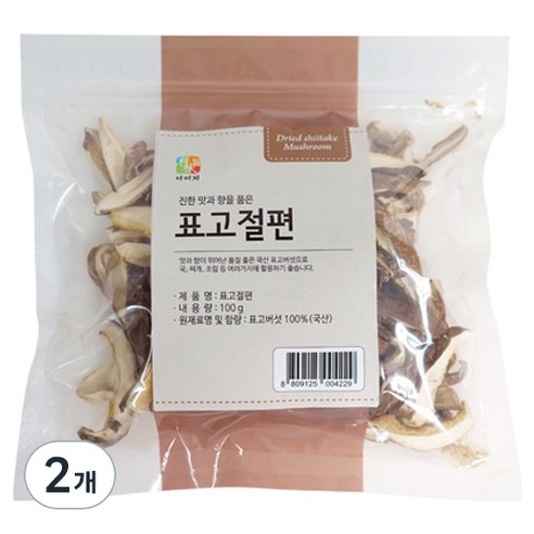 이미지 진한 맛과 향을 품은 표고절편, 100g, 2개