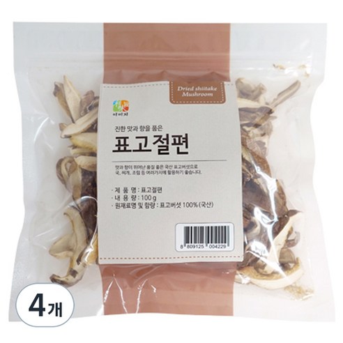 이미지 진한 맛과 향을 품은 표고절편, 100g, 4개