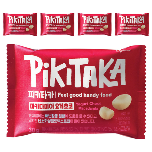 피키타카 대상 마카다미아 요거초코, 30g, 5개