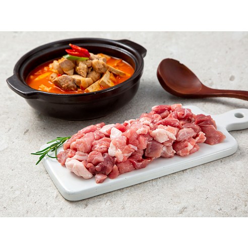 건강하고 맛있는 포크밸리 1등급 이상 돼지고기로 완성하는 완벽한 맛의 찌개