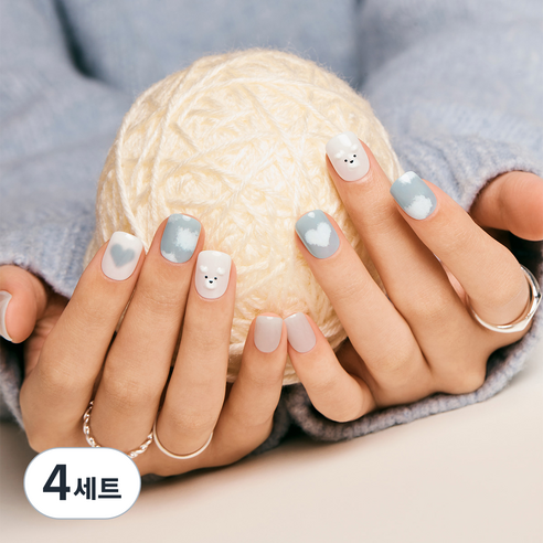 데싱디바 매직프레스 세트, 클라우디 베어, 4개