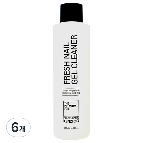 켄지코 프레시 네일 젤 클리너, 500ml, 6개
