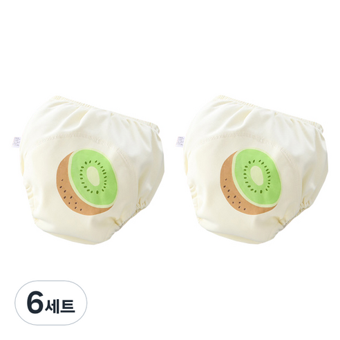 베베니즈 후르츠 유아 배변훈련팬티 2p, 키위, 6세트